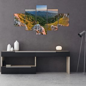 Obraz - Krajobraz górski (125x70 cm)