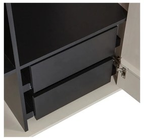 Kremowa szafa modułowa z litego drewna sosnowego 200x250 cm Daily – vtwonen