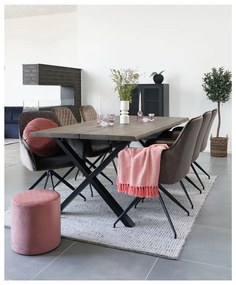 Czarna metalowa witryna 80x120 cm Melbourne – House Nordic