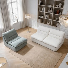 Coco Living Zestaw Nuvia Living 3-osobowy – biały i szałwia