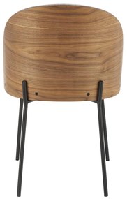 Krzesło popielaty/jasny orzech, skandynawski, loft, K451