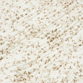 Kremowy koc dziecięcy z bawełny organicznej 100x100 cm Lierre – Cam Cam Copenhagen