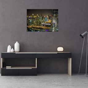 Obraz miasta nocą (70x50 cm)