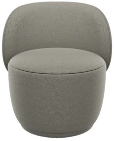 Szary fotel z materiału bouclé KUON – Blomus