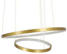 Lampa wisząca LED w kolorze złota ø 50 cm Lune – Candellux Lighting