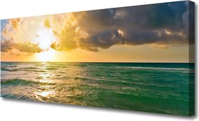 Obraz canvas Wieczorny Horyzont nad Wodą