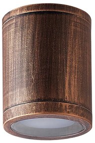 Prezent 48333 - Lampa zewnętrzna MOPTI 1xE27/12W/230V brąz IP54