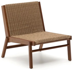 Drewniany fotel ogrodowy w naturalnym kolorze Itani – Kave Home