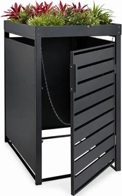 STILISTA skrzyń na 1 pojemnik, 68 x 124 x 80 cm, antracyt