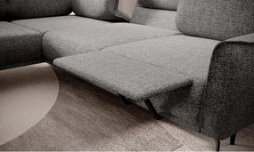 Narożnik STORM L układ L Lewostronny z funkcją regulacji oparcia i wysuwu podnóżka WERSAL