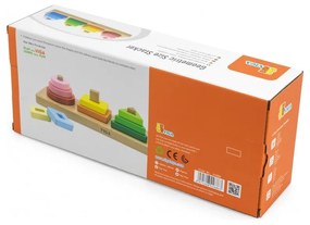Viga drewniany geometryczny sorter układanka
