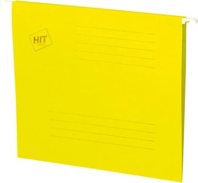 Teczki zawieszane A4, żółte, 50 szt.