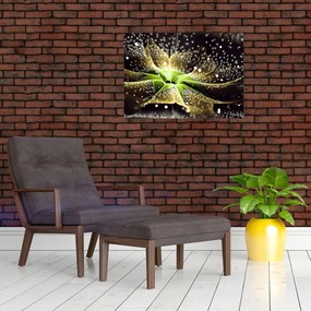 Obraz na szkle - Szczegół kwiatu (70x50 cm)