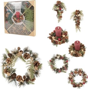 Kreatywny zestaw DIY CHRISTMAS do tworzenia wieńców i dekoracji - różne warianty