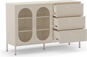 Kremowa komoda 140x90 cm Diora – Marckeric