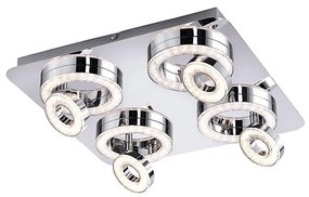 Leuchten Direkt 14522-17 - LED Oświetlenie punktowe TIM 4xLED/2,8W/230V + 4xLED/3,1W