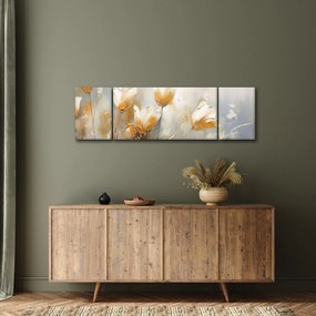 Obraz - Malowanie tulipanów (170x50 cm)
