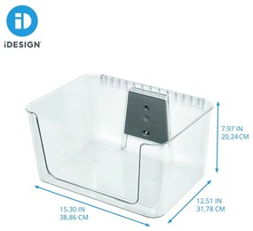 Pojemnik ścienny z plastiku z recyklingu iD Wallspace – iDesign