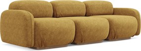 Modułowa sofa 4-osobowa Ailani, tkanina szenilowa
