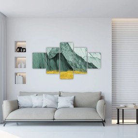 Obraz - Emerald Mountains N⁰2 (125x70 cm)