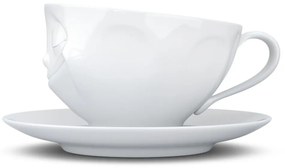 Biała porcelanowa szczęśliwa filiżanka do kawy 58products, 200 ml