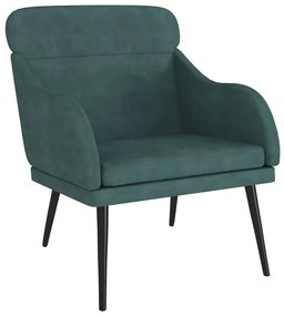 Elegancki ciemnozielony fotel wypoczynkowy - Sentar
