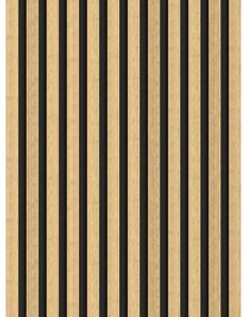 Mexen Lam-B próbka lameli ściennych, płyta HDF 4 mm, fornir techniczny, Bambus Naturalny - S100-011-S