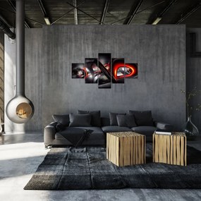 Obraz abstrakcji (125x70 cm)