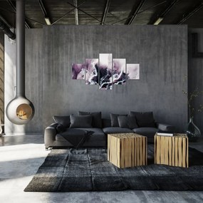 Obraz - Fioletowy marmur N⁰2 (125x70 cm)