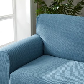 4Home Elastyczny pokrowiec na kanapę 2-osobową Magic clean niebieski, 145 - 185 cm