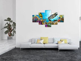 Obraz rafy koralowej (125x70 cm)