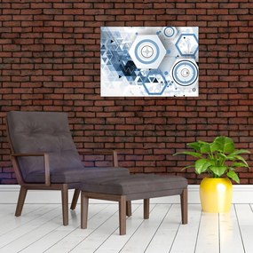 Obraz - Abstrakcja geometryczna (70x50 cm)