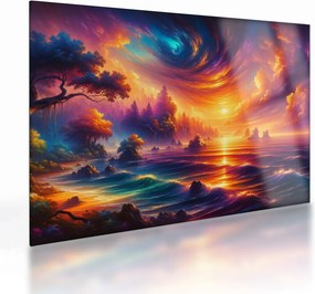 Obraz na szkle - Magiczny świat (70x50 cm)