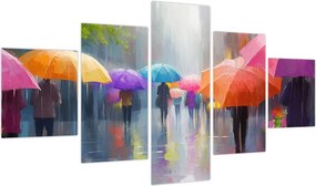 Obraz - Deszczowy dzień (125x70 cm)