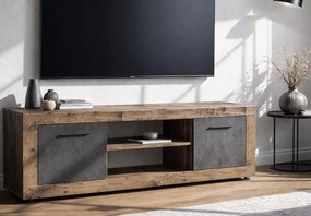 Szafka RTV Meshmatics 140 cm półki zamykane szafki salon sypialnia gabinet
