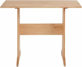 Komplet ławki narożnej i stołu z litego drewna sosnowego Støraa Samantha