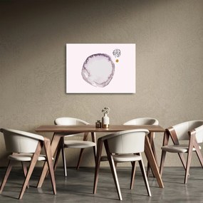 Obraz na szkle - Fioletowy minimalizm N⁰4 (70x50 cm)