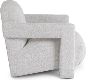 Fotel Wypoczynkowy do Salonu BENDER Szary Nowoczesny