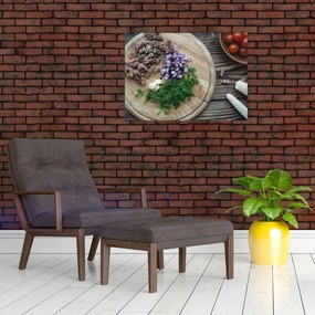 Obraz - Z deski kuchennej (70x50 cm)