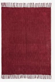 Koc Z Mikrofibry Maidina Czerwone Wino & 140 X 200 Cm - Sklum
