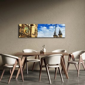 Obraz - Praski zegar astronomiczny (170x50 cm)