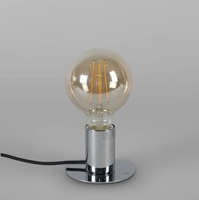 Nowoczesna lampa stołowa chrom - Facil