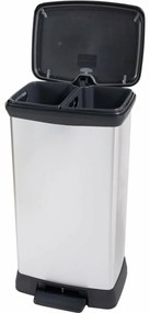 Curver Kosz na śmieci z pedałem DECO BIN, 23 + 23 l