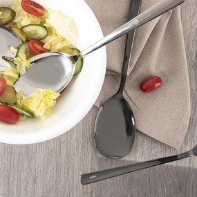 Sztućce do sałatek ze stali nierdzewnej Black – Orion