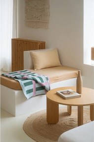 Zielono-różowy koc 160x200 cm Onu – noo.ma