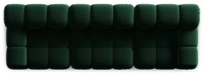 Zielona aksamitna sofa 282 cm Bellis – Micadoni Home