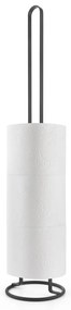 Czarny uchwyt na papier toaletowy Origin - Metaltex
