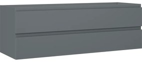 Mexen Orio szafka łazienkowa podumywalkowa 140 cm, 2 szuflady, grafit mat - 91A10-14047-2-BFF66