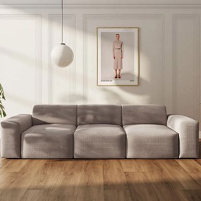 Beżowa sztruksowa sofa 285 cm Villet – Rodier