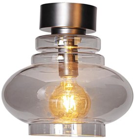 ByRydens 4202200-4500 - Oprawa sufitowa DOLORES 1xE27/5W/230V, średnica 30 cm, szary/przydymiony